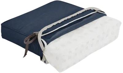 Classic Accessories 62-025-INDIGO-EC Back Cushion Combo Indgo, 23"W x 20"H x 4"Thick, Heather Indigo