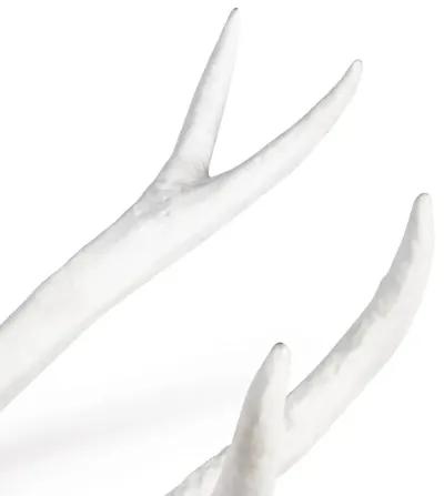 Antler Objet in Matte White