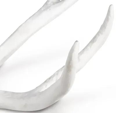 Antler Objet in Matte White