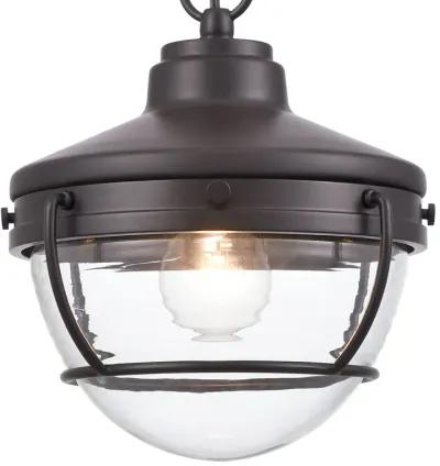 Eastport 9'' Wide 1-Light Bronze Outdoor Pendant