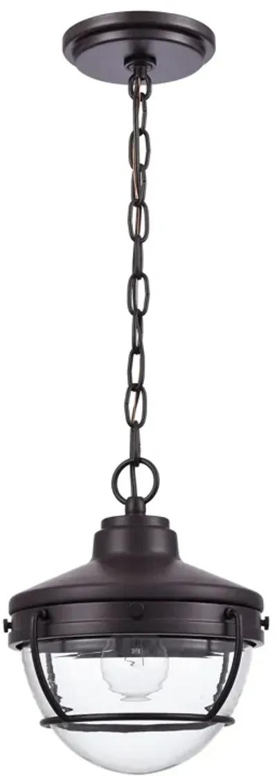 Eastport 9'' Wide 1-Light Bronze Outdoor Pendant