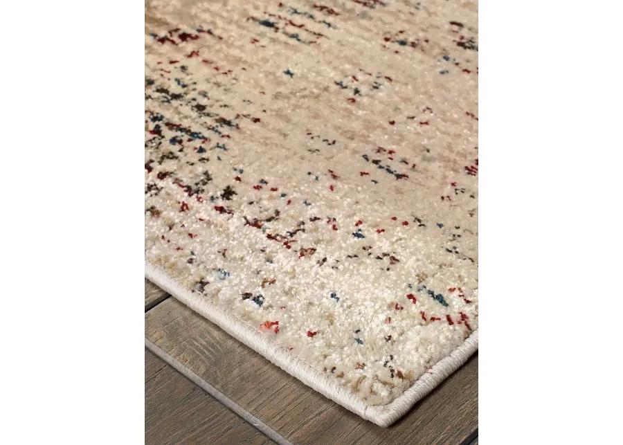 Empire 6'7" x 9'6" Ivory Rug