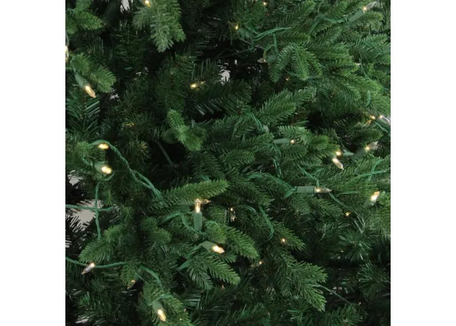 9' Pre-Lit Full Minnesota Balsam Fir Artificial Christmas Tree - Clear LED Lights