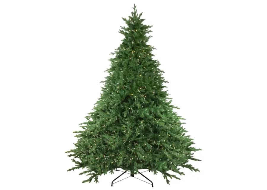 9' Pre-Lit Full Minnesota Balsam Fir Artificial Christmas Tree - Clear LED Lights