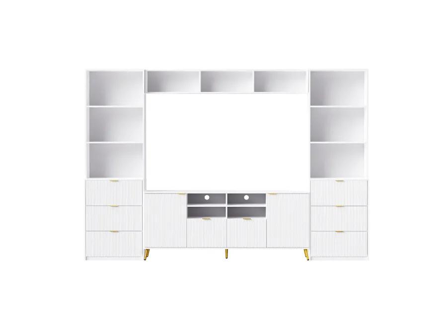 Merax Multifunctional TV Stand Media Storage Cabinet