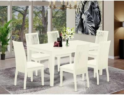 Dining Room Set Linen White