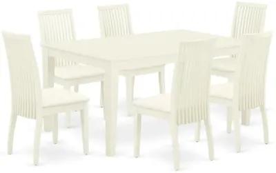 Dining Room Set Linen White