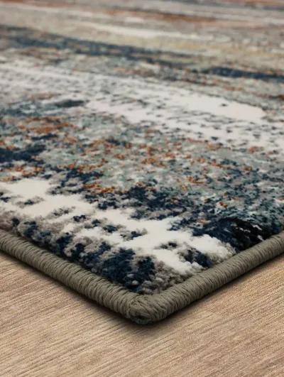 Epiphany Colorful Waves Robin's Egg Blue 2' X 3' Rug