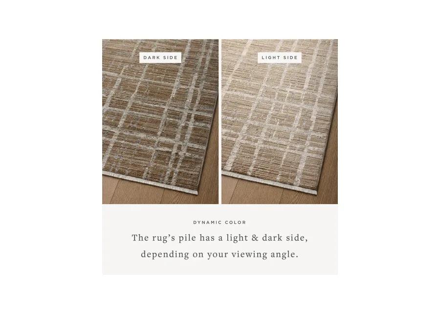 Wade WAE-05 Brown / Stone 7''10" x 10' Rug by Loloi II