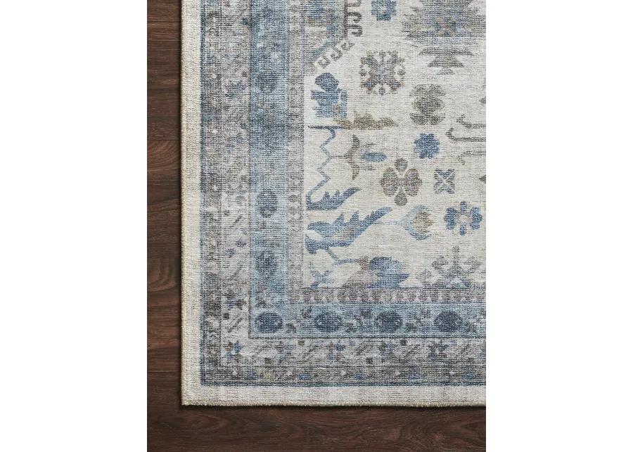 Heidi HEI04 Ivory/Ocean 3'6" x 5'6" Rug by Loloi II