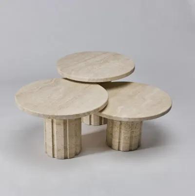 Amerigo Bunching Tables - Travertine