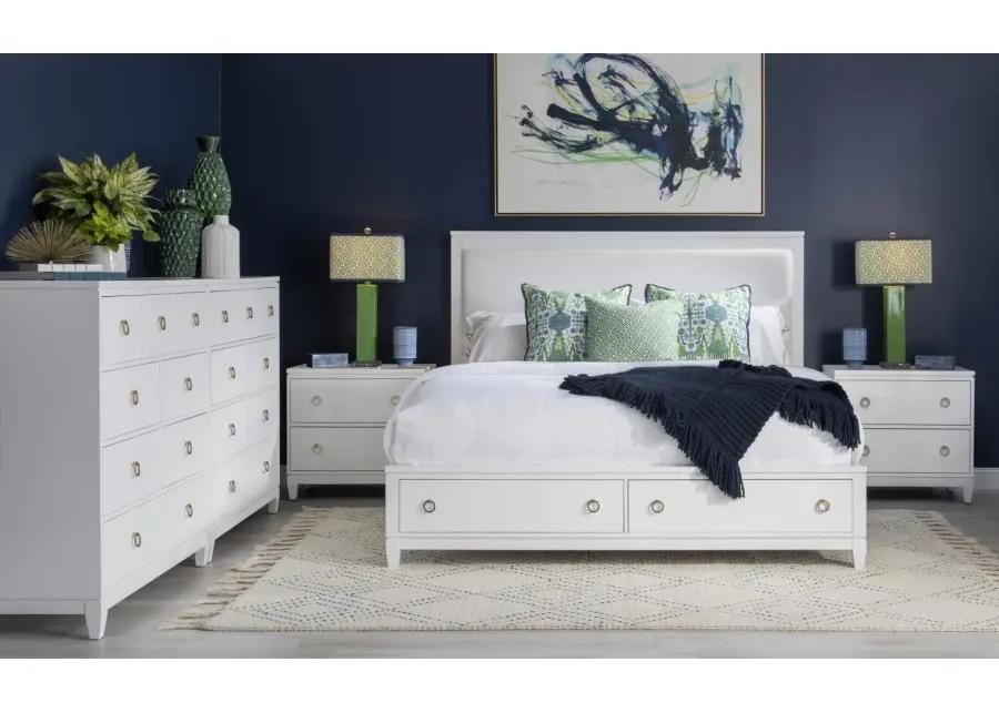 Summerland Upholstered Ca King Bed w/ Storage