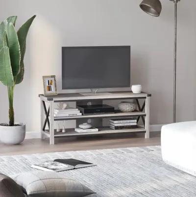 Entertainment Hub: Console TV Stand for 60" TV with Cable Management