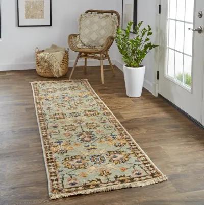 Carrington 6503F Gray/Gold/Red 5'6" x 8'6" Rug