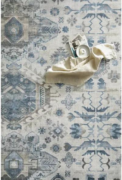 Heidi HEI04 Ivory/Ocean 8'6" x 11'6" Rug by Loloi II