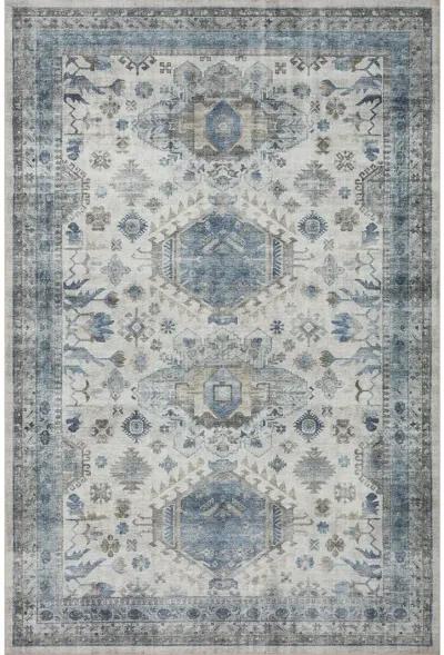 Heidi HEI04 Ivory/Ocean 8'6" x 11'6" Rug by Loloi II