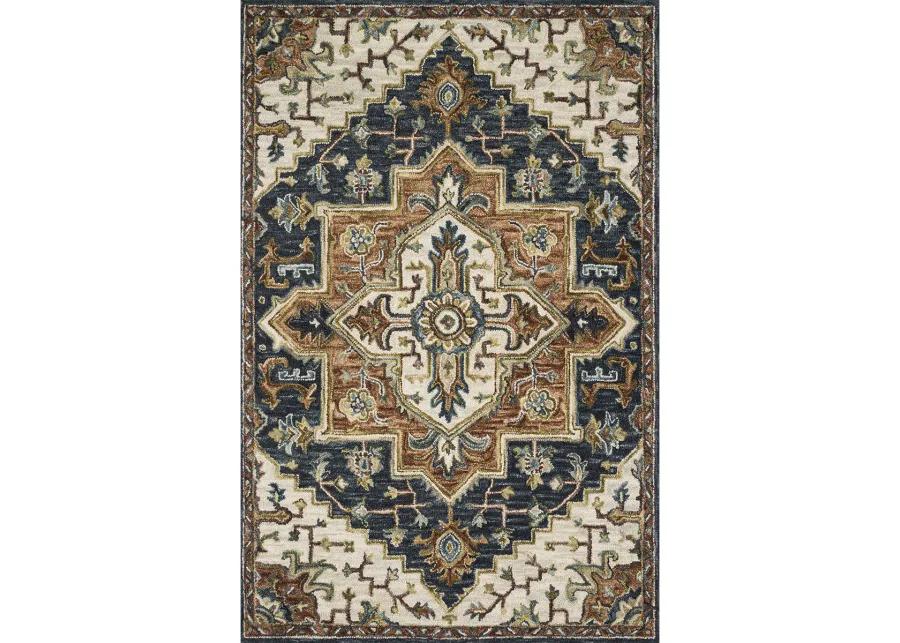 Victoria VK19 Blue/Multi 7'9" x 9'9" Rug