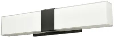 Reciprocate 25'' Wide 2-Light Black Vanity Light