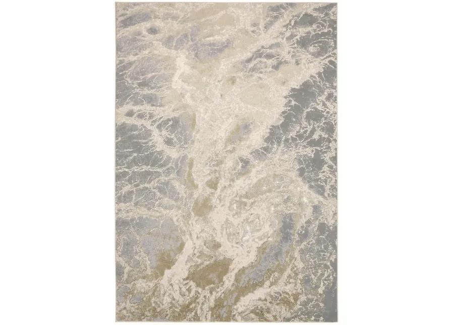 Aura 3563F Ivory/Silver/Gold 10' x 13'2" Rug