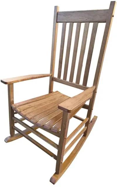 Balcony Porch Adult Rocking Chair Brown