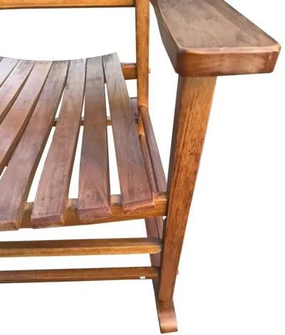 Balcony Porch Adult Rocking Chair Brown