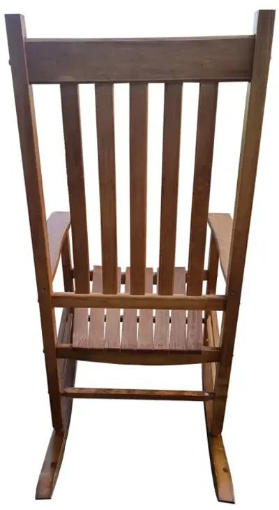 Balcony Porch Adult Rocking Chair Brown