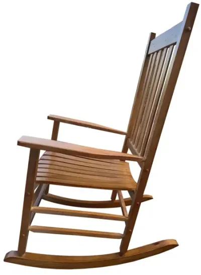 Balcony Porch Adult Rocking Chair Brown