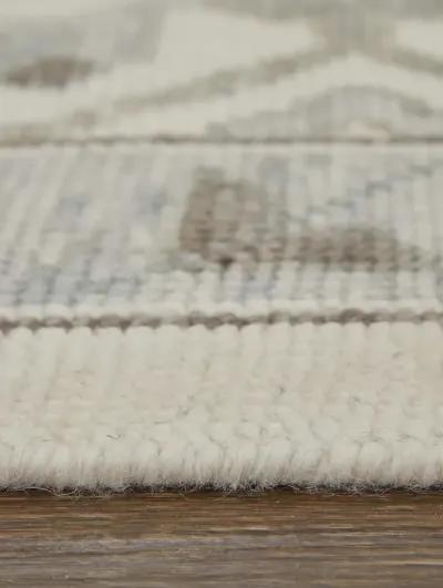 Karina 69G5F 7'9" x 9'9" Ivory/Gray/Brown Rug