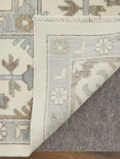 Karina 69G5F 7'9" x 9'9" Ivory/Gray/Brown Rug