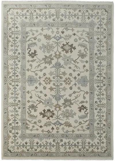 Karina 69G5F 7'9" x 9'9" Ivory/Gray/Brown Rug