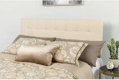 Fabric Box-Stitch Upholstered Headboard