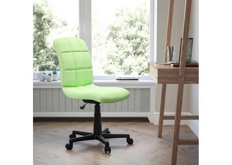 Clayton Mid-Back Quilted Vinyl Swivel Task Office Chair