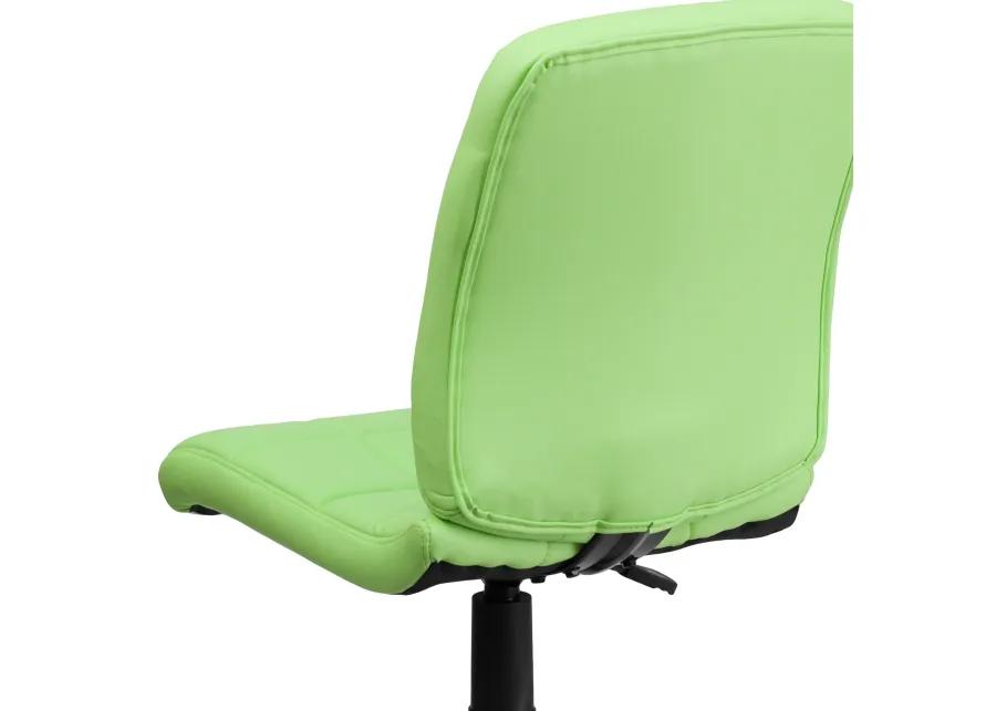 Clayton Mid-Back Quilted Vinyl Swivel Task Office Chair