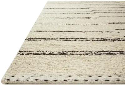 Roman ROM04 Natural/Charcoal 2' x 3' Rug