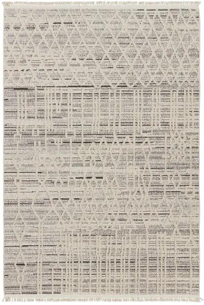 Lore Caiya White 3' x 8' Runner Rug