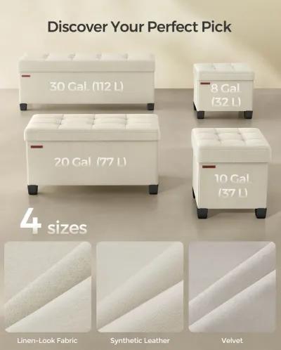 Versatile Storage Ottoman for Living Room, Bedroom, or Entryway