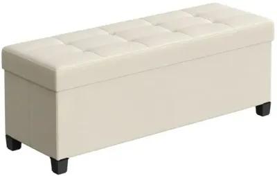 Versatile Storage Ottoman for Living Room, Bedroom, or Entryway