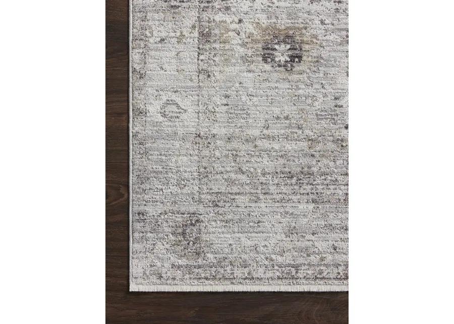 Bonney BNY06 Stone/Charcoal 3'11" x 5'5" Rug