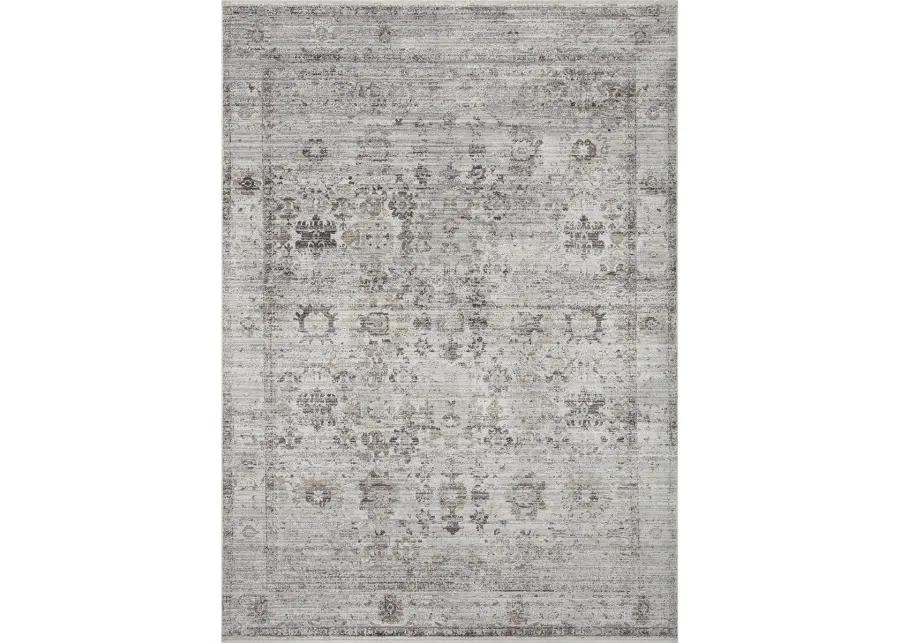 Bonney BNY06 Stone/Charcoal 3'11" x 5'5" Rug