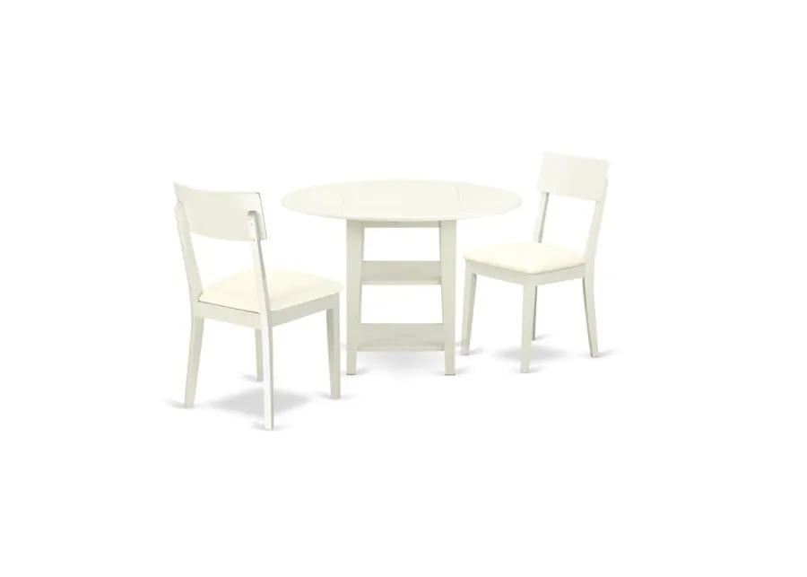 Dining Room Set Linen White