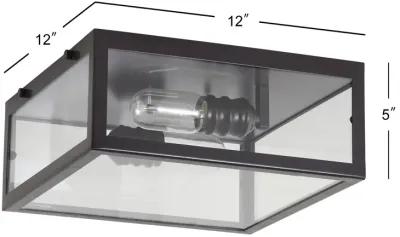 Grayson Metal/Glass LED Flush Mount