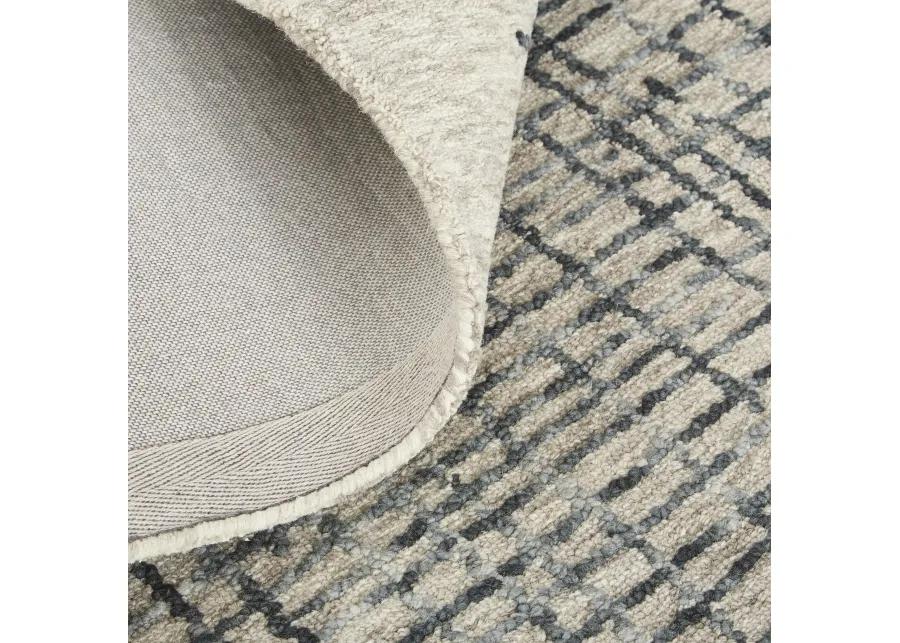 Maddox 8630F Gray/Black/Tan 5' x 8' Rug