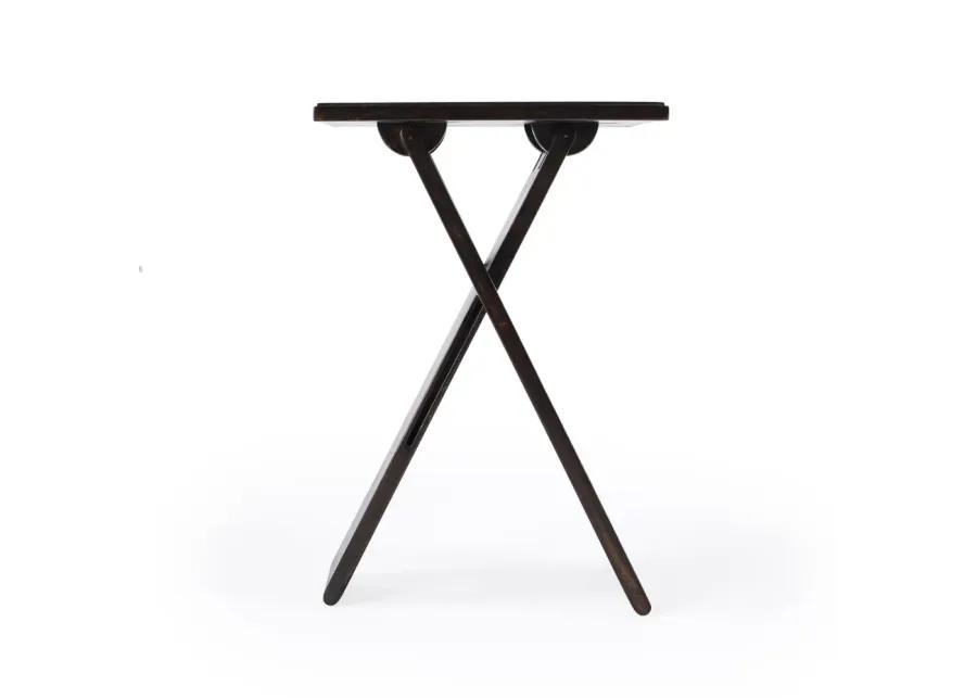 Coffee Folding Accent Table, Belen Kox