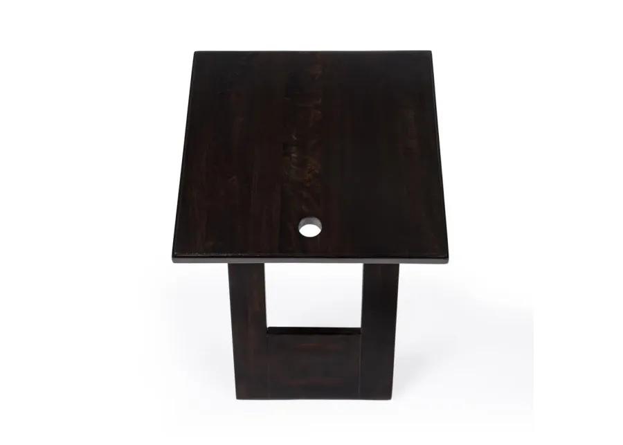 Coffee Folding Accent Table, Belen Kox