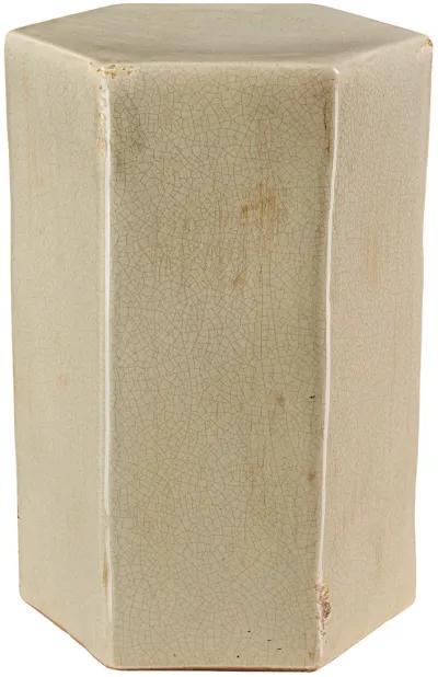 Porto Ceramic Indoor/Outdoor Side Table-Large, Pistachio