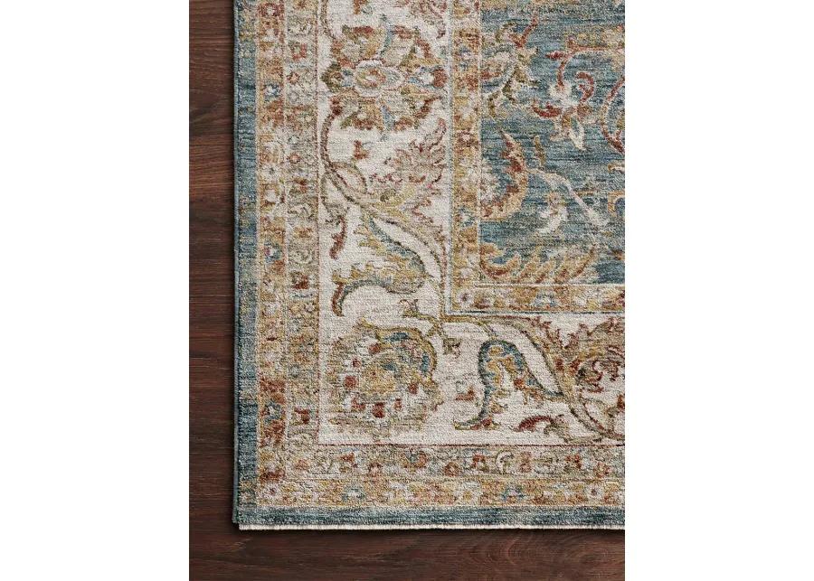 Gaia Ocean/Multi 2'6" x 10'0" Runner Rug