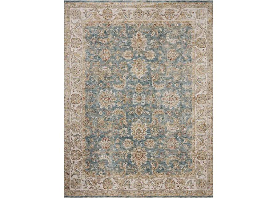 Gaia Ocean/Multi 2'6" x 10'0" Runner Rug