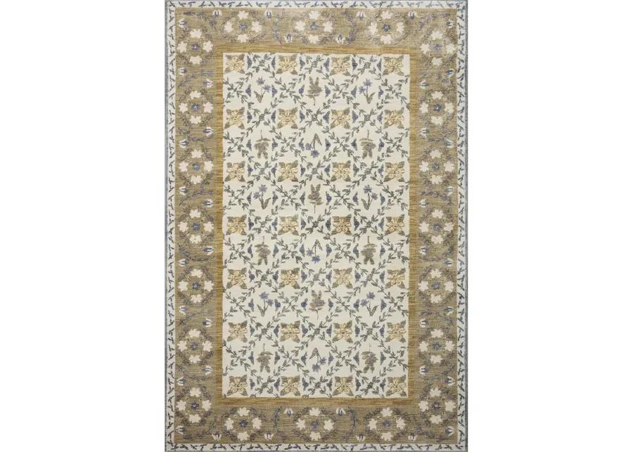 Fiore FIO03 Gold 5' x 7'10" Rug