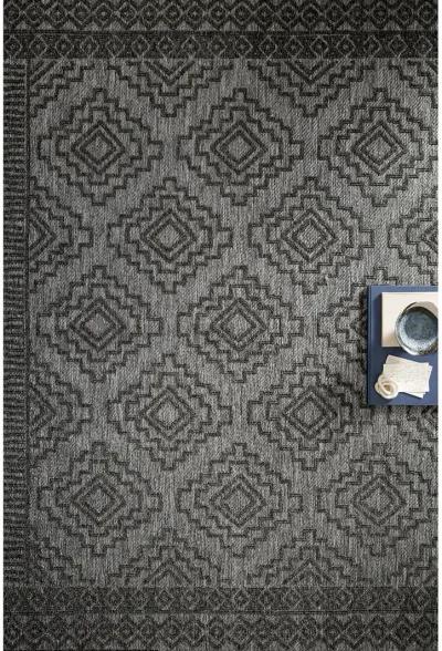 Rainier Grey/Charcoal 9'2" x 12'2" Rug