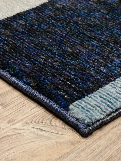 Strada 8'6" x 11'7" Blue Rug